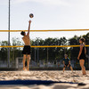 Spielszene Beachvolleyball