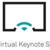 Logo Virtual Keynote Series mit Bildschirm und Wlan-Symbol