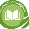 Key visual of the studium oecologicum with an icon of an open book.